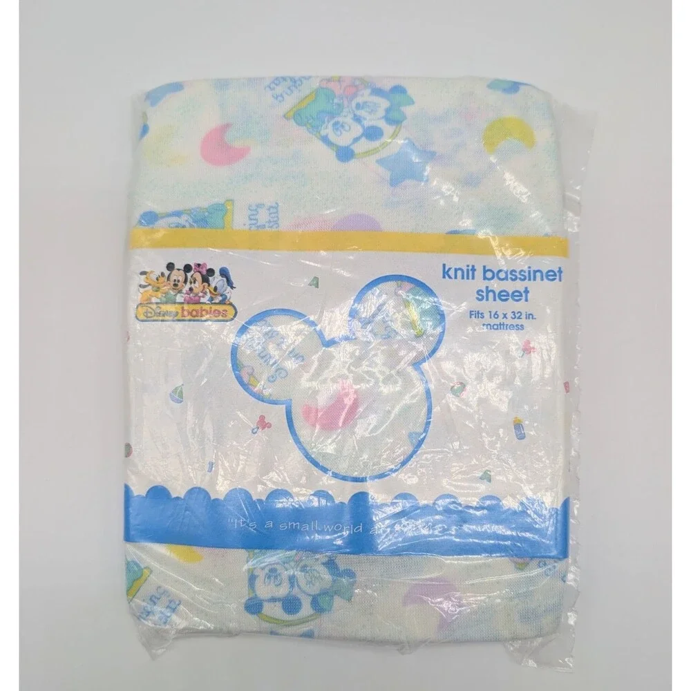 Disney Babies Mickey Minnie Bassinet Sheet 